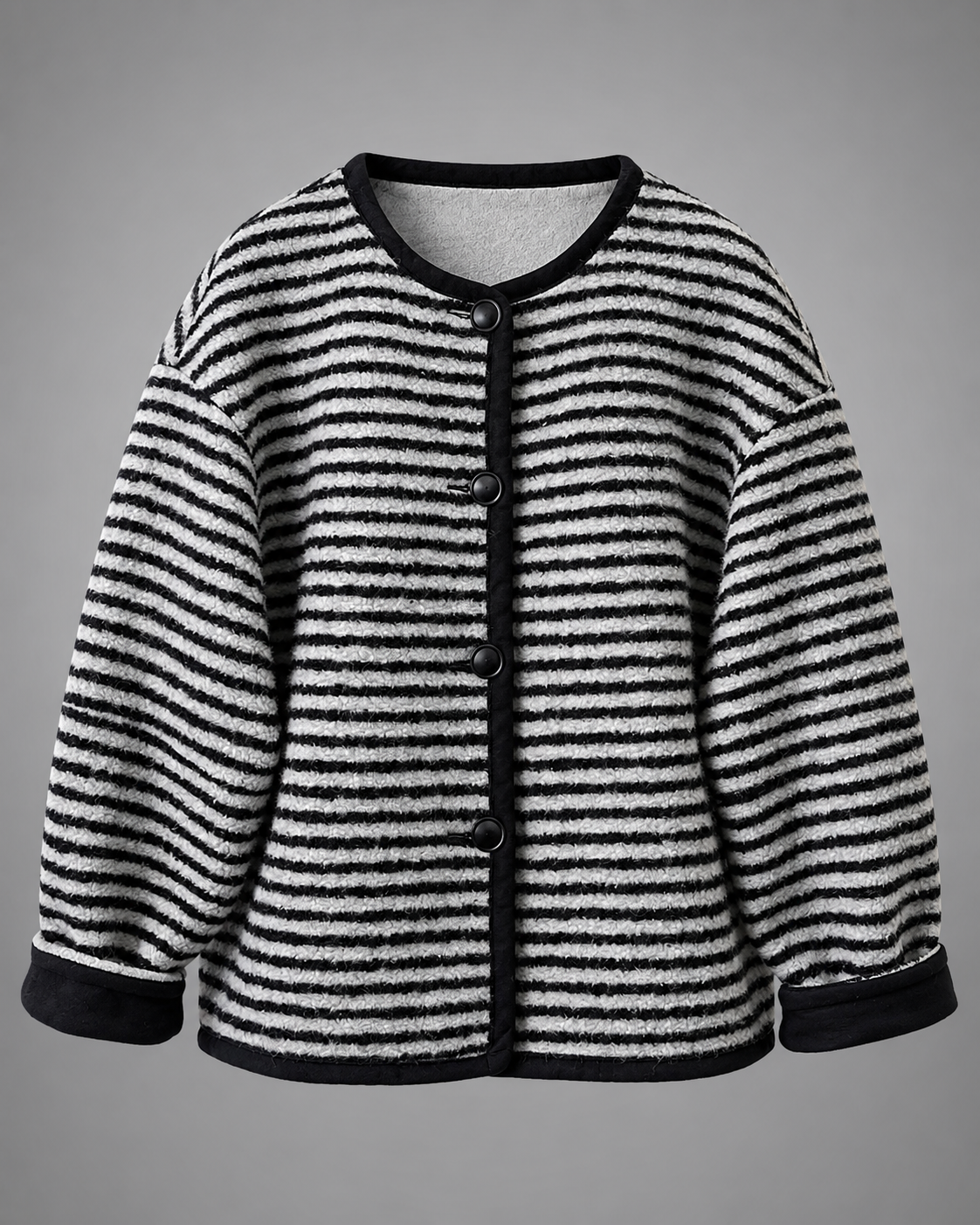 Women's Thickened Lamb Velvet Jacket – Loose Fit Winter Coat