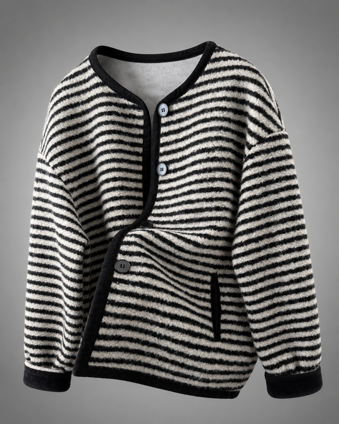 Women's Thickened Lamb Velvet Jacket – Loose Fit Winter Coat