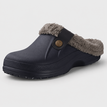 Unisex Waterproof Garden Clogs – Non-Slip Sole with Soft Plush Lining