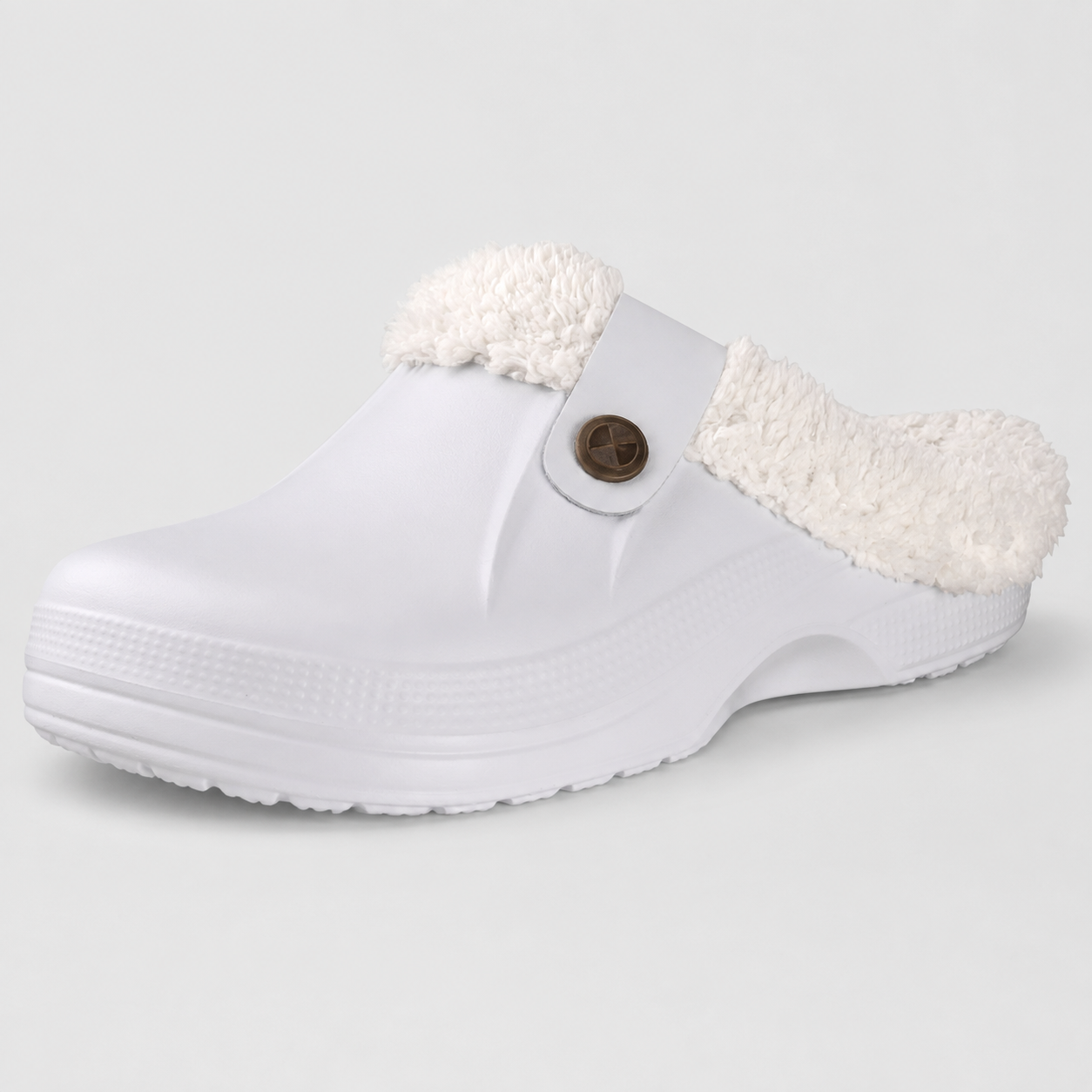 Unisex Waterproof Garden Clogs – Non-Slip Sole with Soft Plush Lining