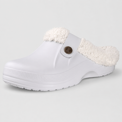 Unisex Waterproof Garden Clogs – Non-Slip Sole with Soft Plush Lining
