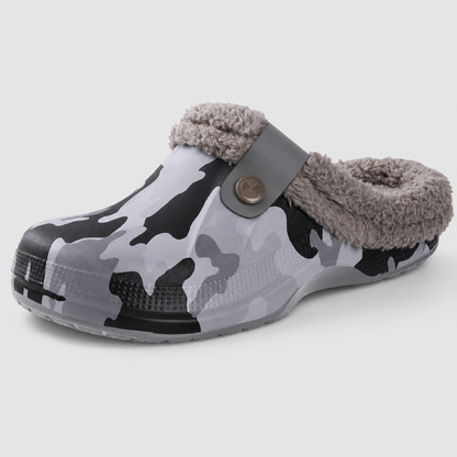 Unisex Waterproof Garden Clogs – Non-Slip Sole with Soft Plush Lining