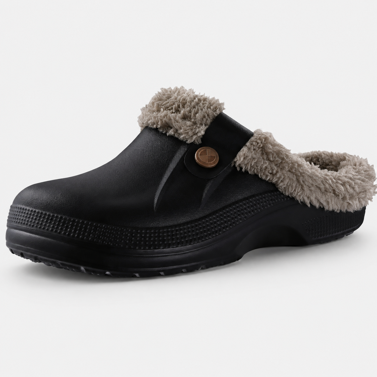 Unisex Waterproof Garden Clogs – Non-Slip Sole with Soft Plush Lining