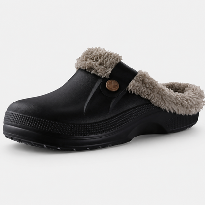 Unisex Waterproof Garden Clogs – Non-Slip Sole with Soft Plush Lining