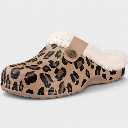 Unisex Waterproof Garden Clogs – Non-Slip Sole with Soft Plush Lining