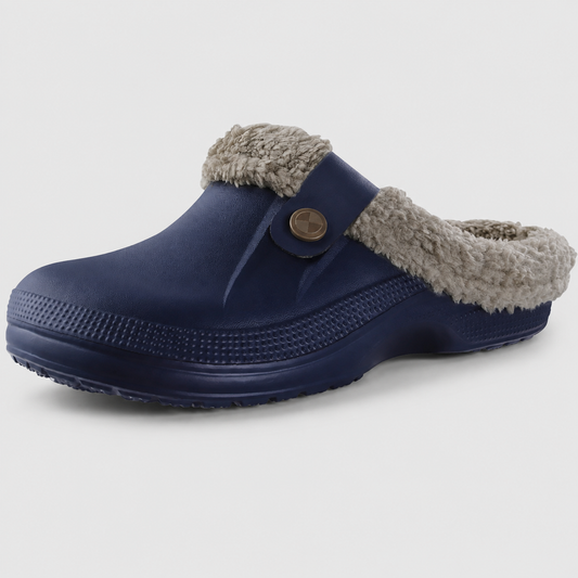 Unisex Waterproof Garden Clogs – Non-Slip Sole with Soft Plush Lining