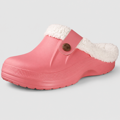 Unisex Waterproof Garden Clogs – Non-Slip Sole with Soft Plush Lining