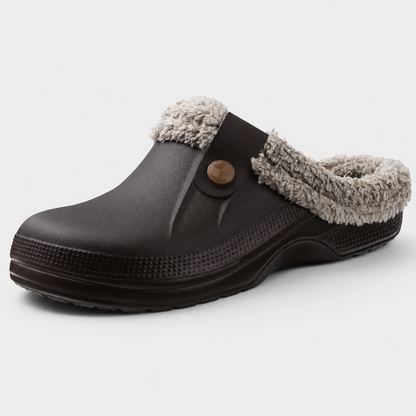 Unisex Waterproof Garden Clogs – Non-Slip Sole with Soft Plush Lining