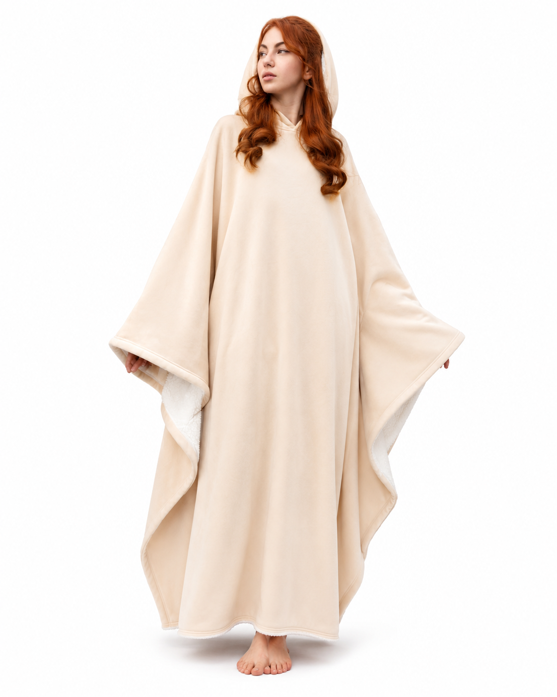 Women's Oversized Hoodie Blanket – Soft Plush Fabric