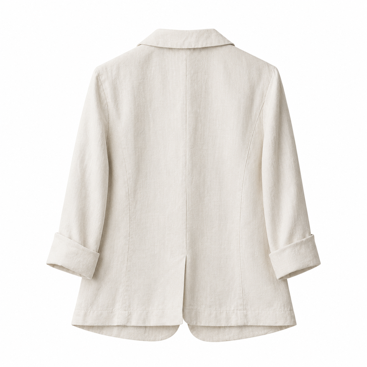 Women's Gossamer Linen Summer Jacket – Relaxed Tailored Fit with Lapel