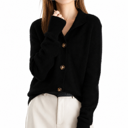 Women's Lightweight Cardigan – Classic Design, Available in Sizes S-2XL