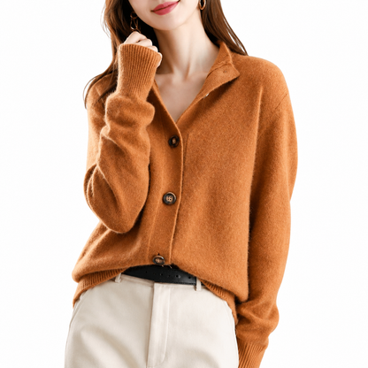 Women's Lightweight Cardigan – Classic Design, Available in Sizes S-2XL