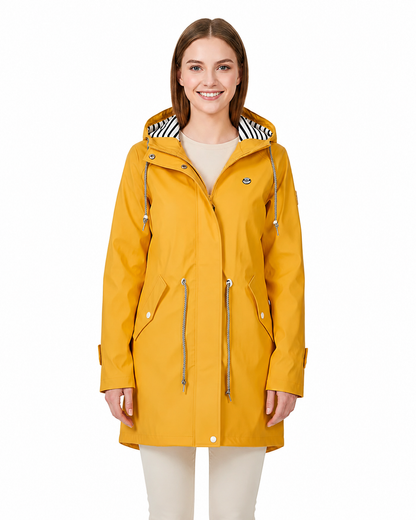 Women's Lightweight Waterproof Rain Jacket – Adjustable Hood