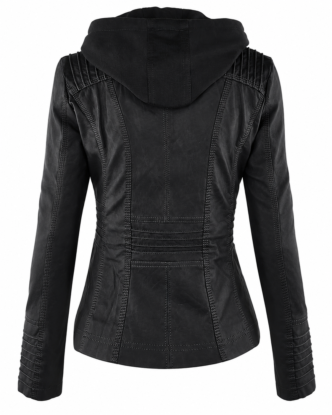 Women's Lightweight Weatherproof Jacket – Hood with Drawstring, Windproof Hem