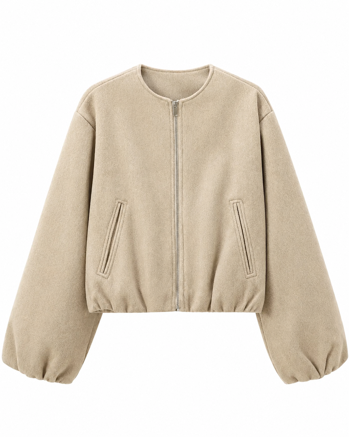 Women's Loose Fit Bomber Jacket – Versatile Style with Quality Materials