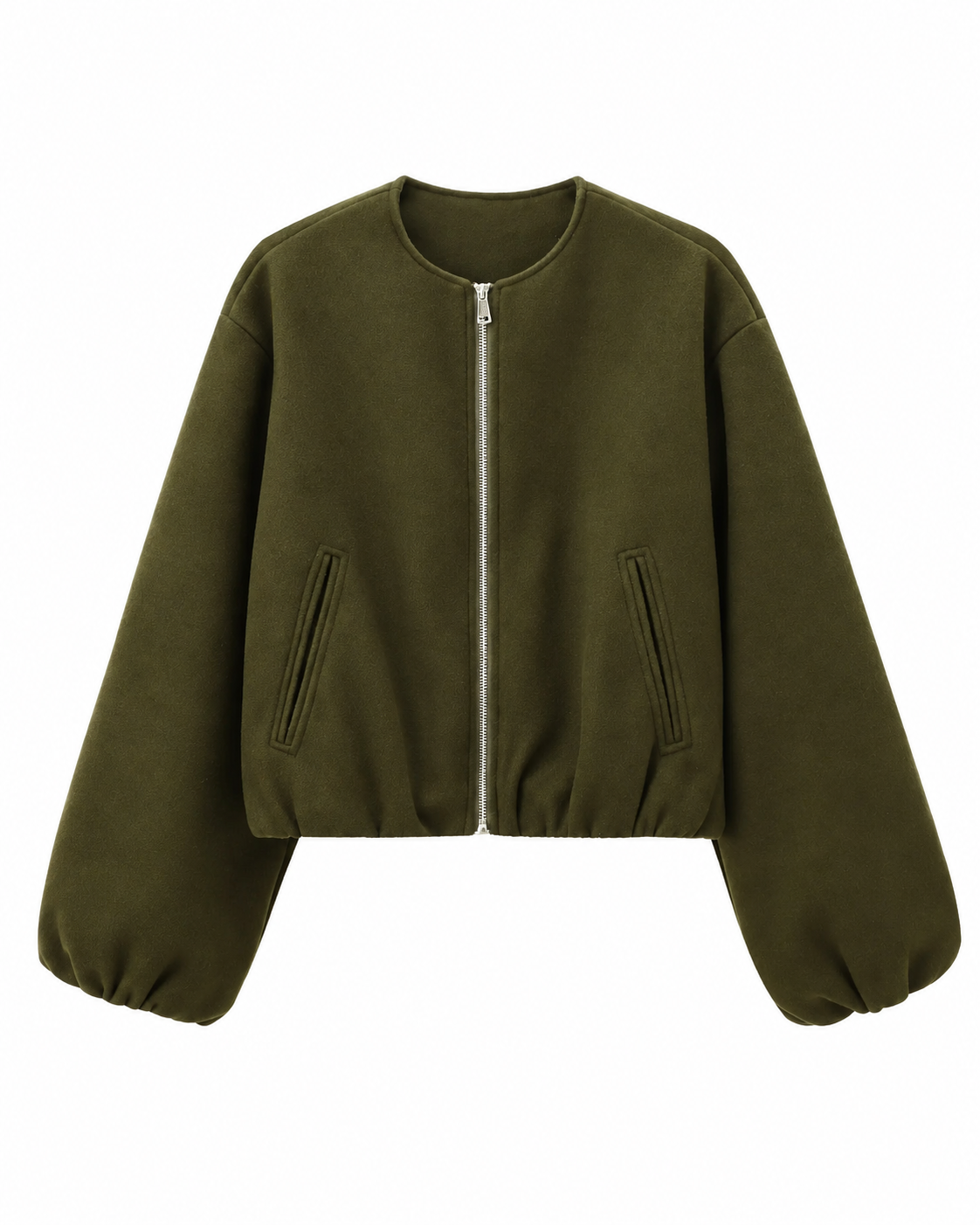 Women's Loose Fit Bomber Jacket – Versatile Style with Quality Materials