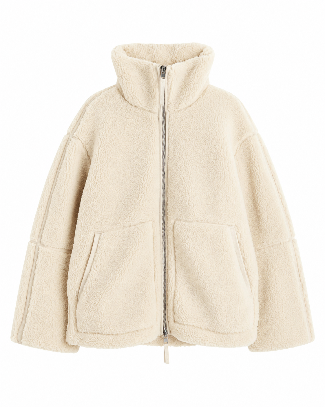 Women's Oversized Fleece Jacket – Teddy Style for Cooler Weather