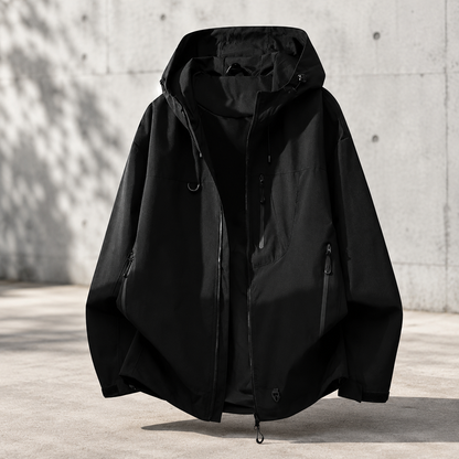 Women's Technical Outdoor Jacket – Waterproof with Adjustable Hood