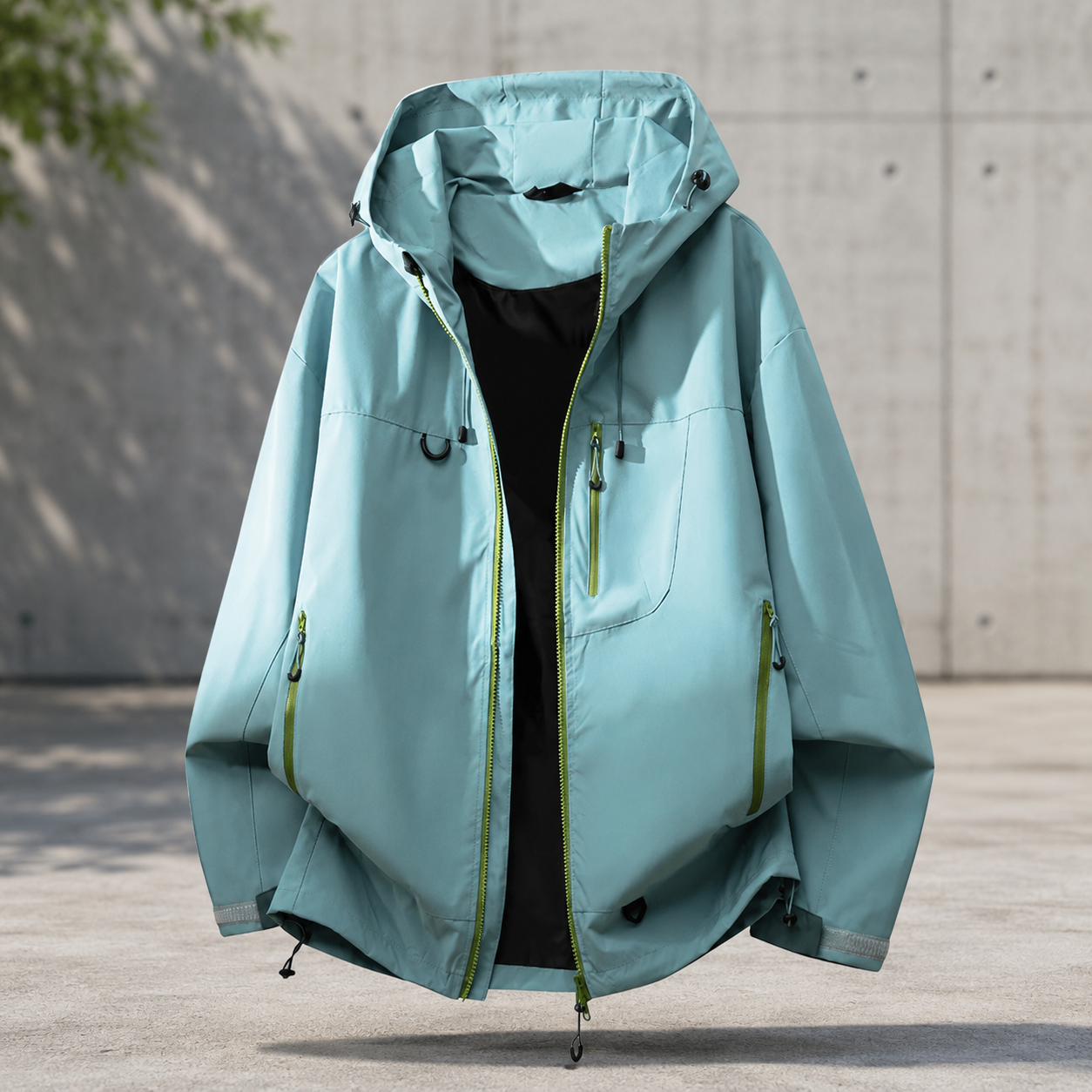 Women's Technical Outdoor Jacket – Waterproof with Adjustable Hood