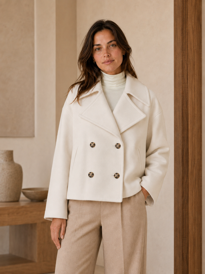 Women's Cropped Jacket – Refined Tailoring for Layering