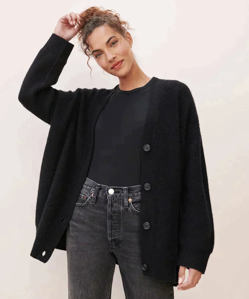 Cozy Knit | Women's Oversized Cardigan with Classic Button Closure | Relaxed Fit for All-Day Comfort 7