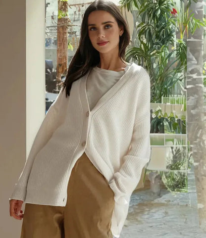 Cozy Knit | Women's Oversized Cardigan with Classic Button Closure | Relaxed Fit for All-Day Comfort 9