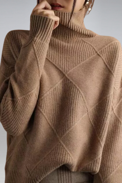 Elegant Cashmere Sweater for Women with Wrap Collar | Ultimate Comfort & Style 10
