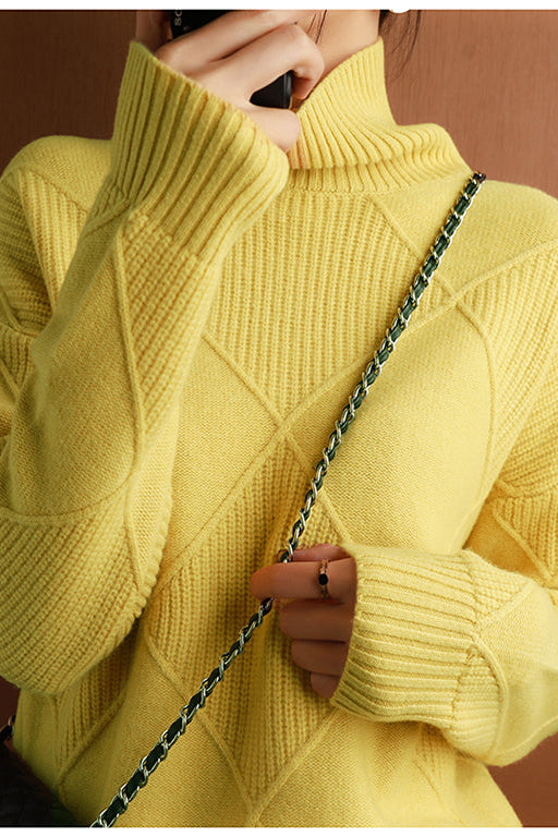 Elegant Cashmere Sweater for Women with Wrap Collar | Ultimate Comfort & Style 6