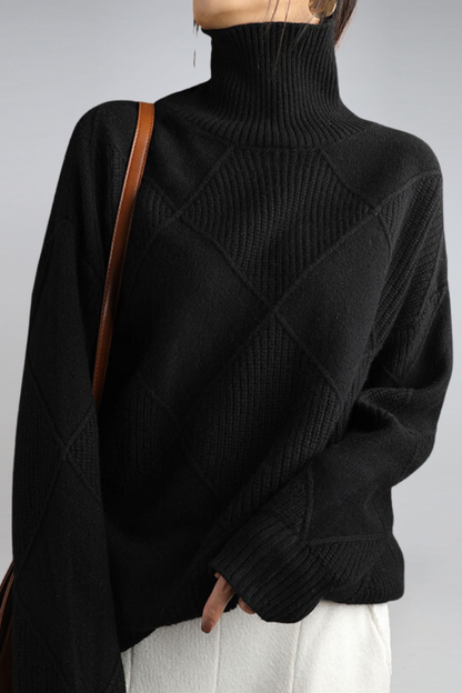 Elegant Cashmere Sweater for Women with Wrap Collar | Ultimate Comfort & Style 9