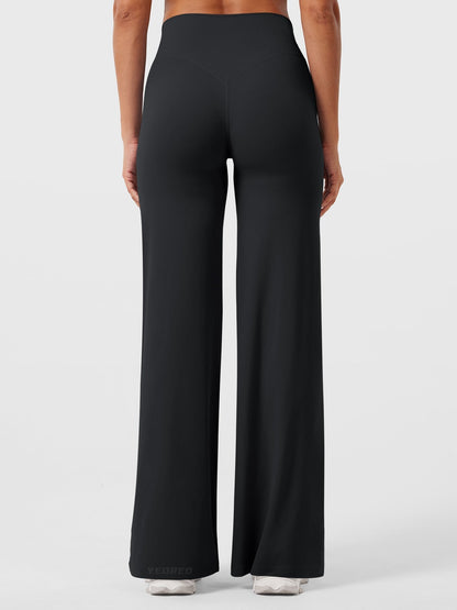 Flared Pants | High-Waisted Stretch Fit with Seamless Design | Comfortable Style for Effortless Elegance 2