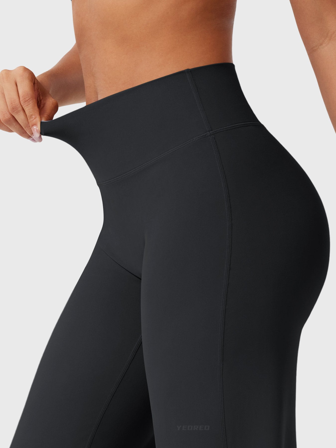 Flared Pants | High-Waisted Stretch Fit with Seamless Design | Comfortable Style for Effortless Elegance 5
