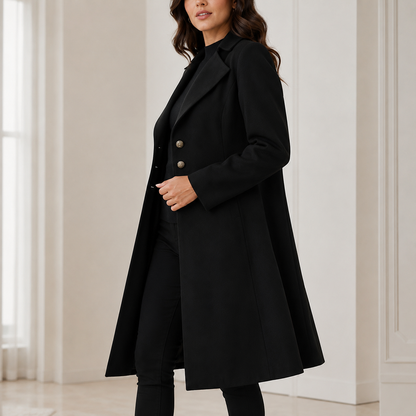Wool Overcoat with Tailored Fit