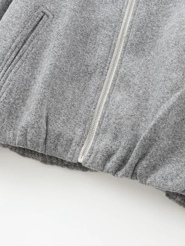 Women's Loose Fit Bomber Jacket – Versatile Style with Quality Materials