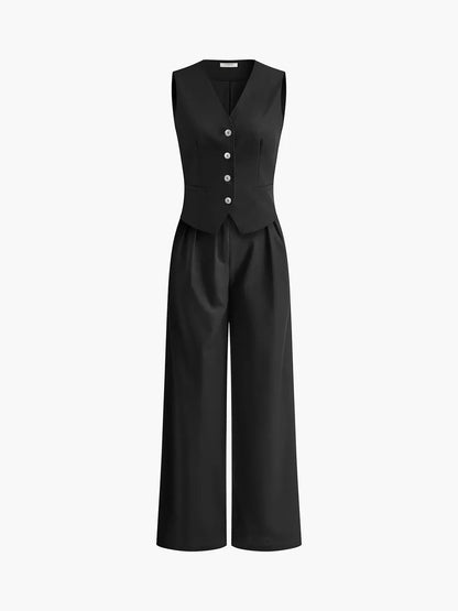 Women's Breathable Cotton-Linen Two-Piece Set | Stylish Relaxed Summer Outfit 8