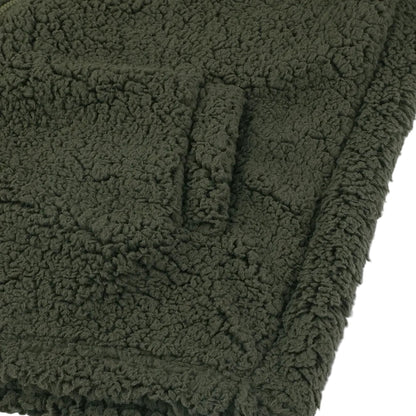 Women's Fleece Hooded Jacket – Zip-Up Closure