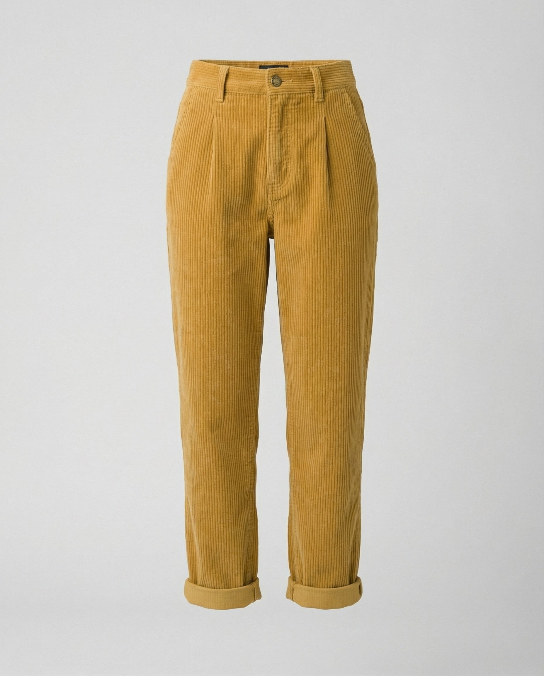 Women's Premium Corduroy Trousers – High Elastic Waistband