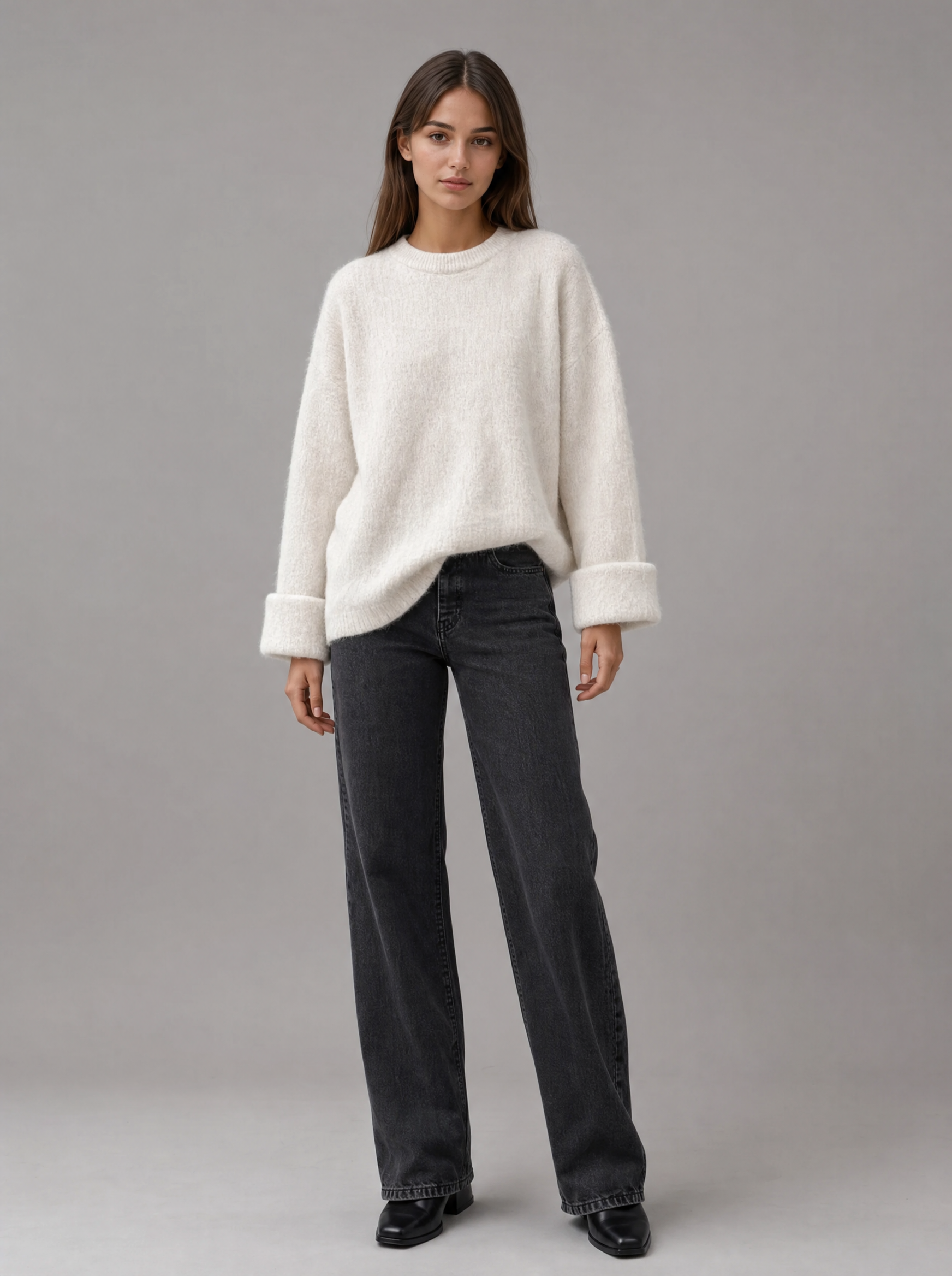 Women's Oversized Wool Knit Sweater
