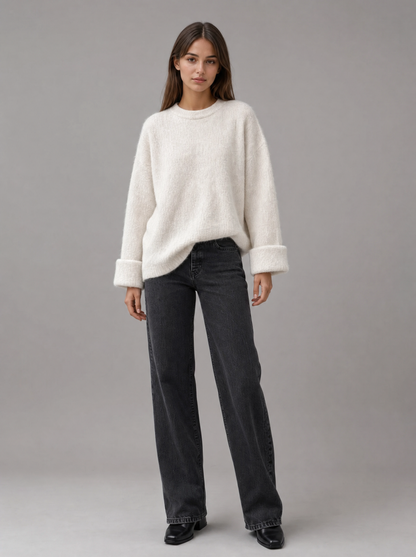 Women's Oversized Wool Knit Sweater