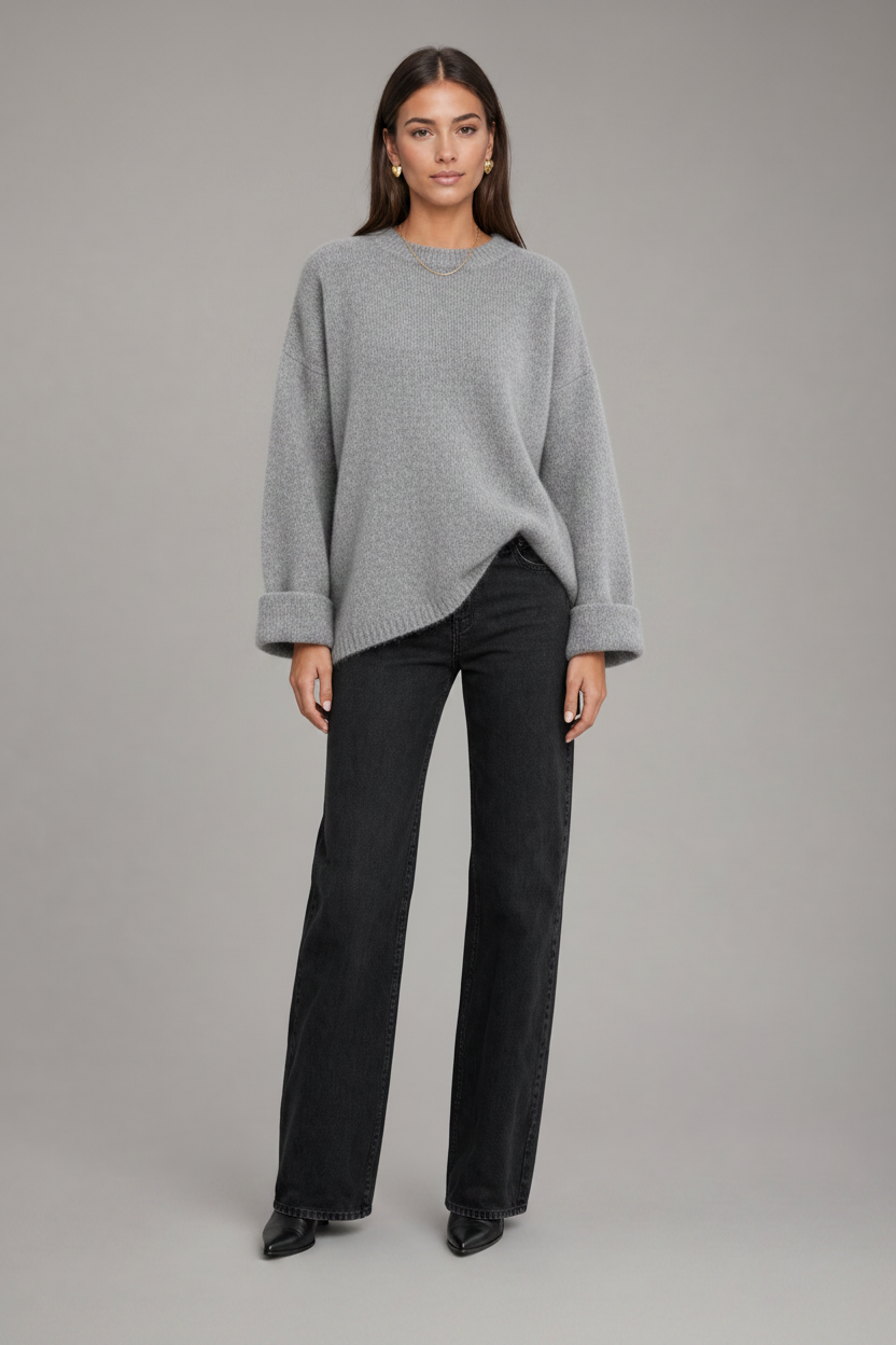 Women's Oversized Wool Knit Sweater