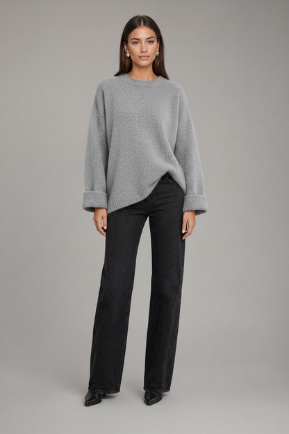 Women's Oversized Wool Knit Sweater