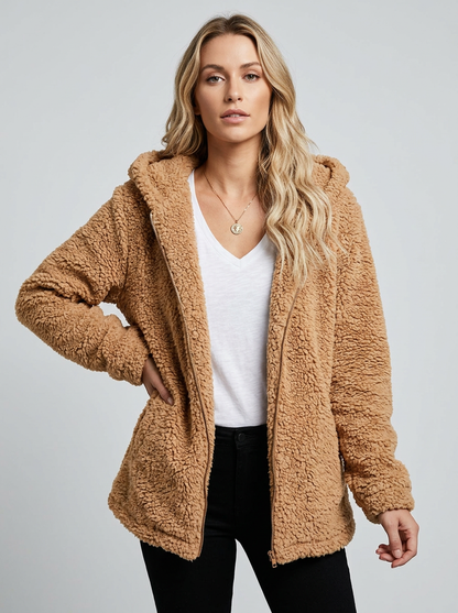 Zip-Up Jacket

Women's Hooded Fleece Jacket

Winter Wear

Warm Jacket

Relaxed Fit Jacket

Long Sleeve Jacket

Hooded Jacket

Fleece Jacket

Cozy Fleece