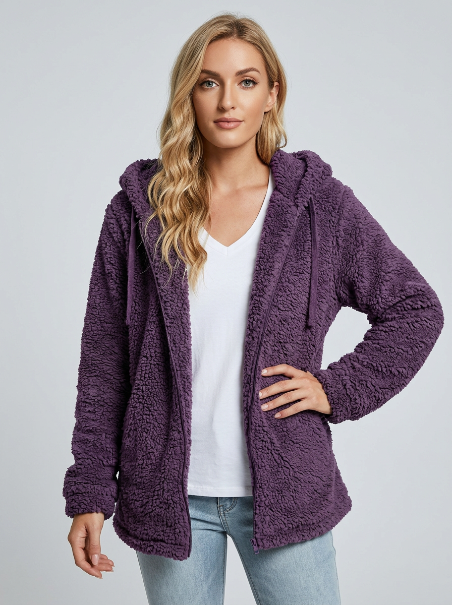 sherpa fleece jacket
