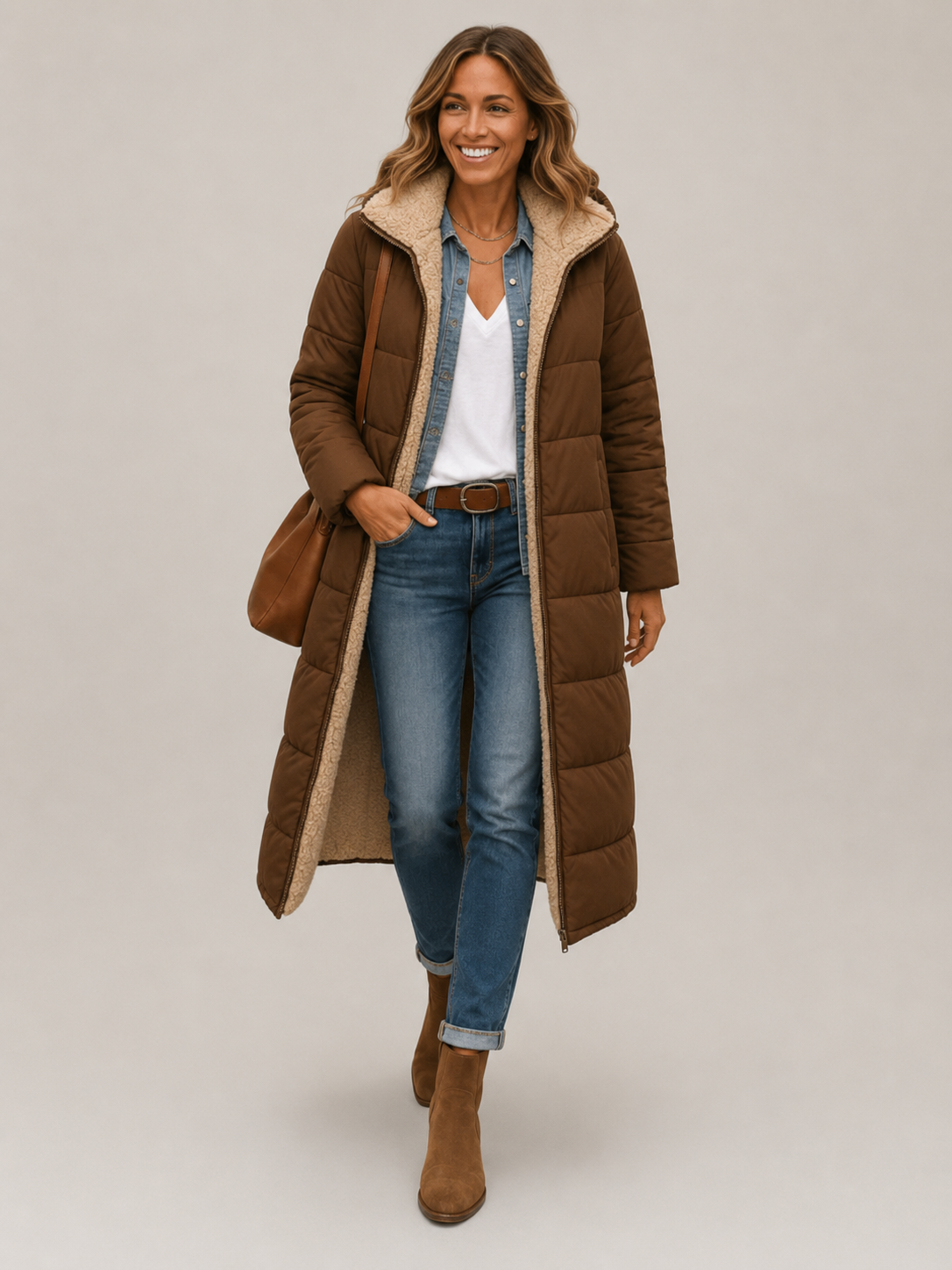 Hooded Longline Black Puffer Jacket | Ultra Warm & Lightweight Winter Coat for Women 8
