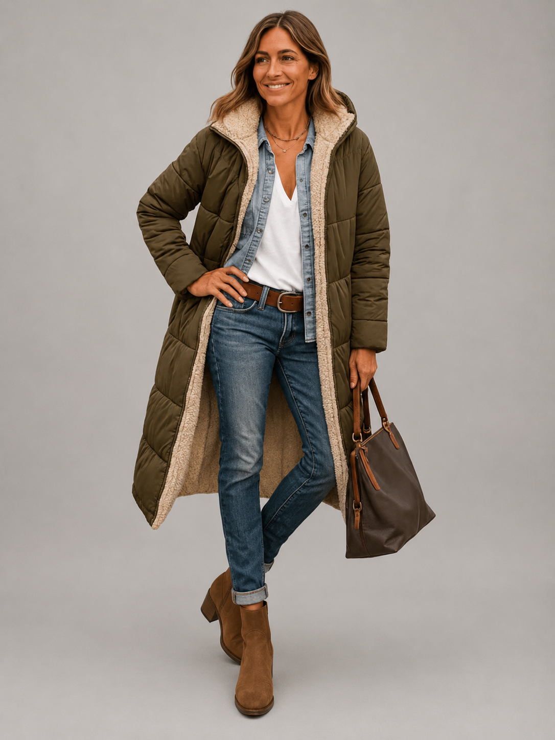 Hooded Longline Black Puffer Jacket | Ultra Warm & Lightweight Winter Coat for Women 6